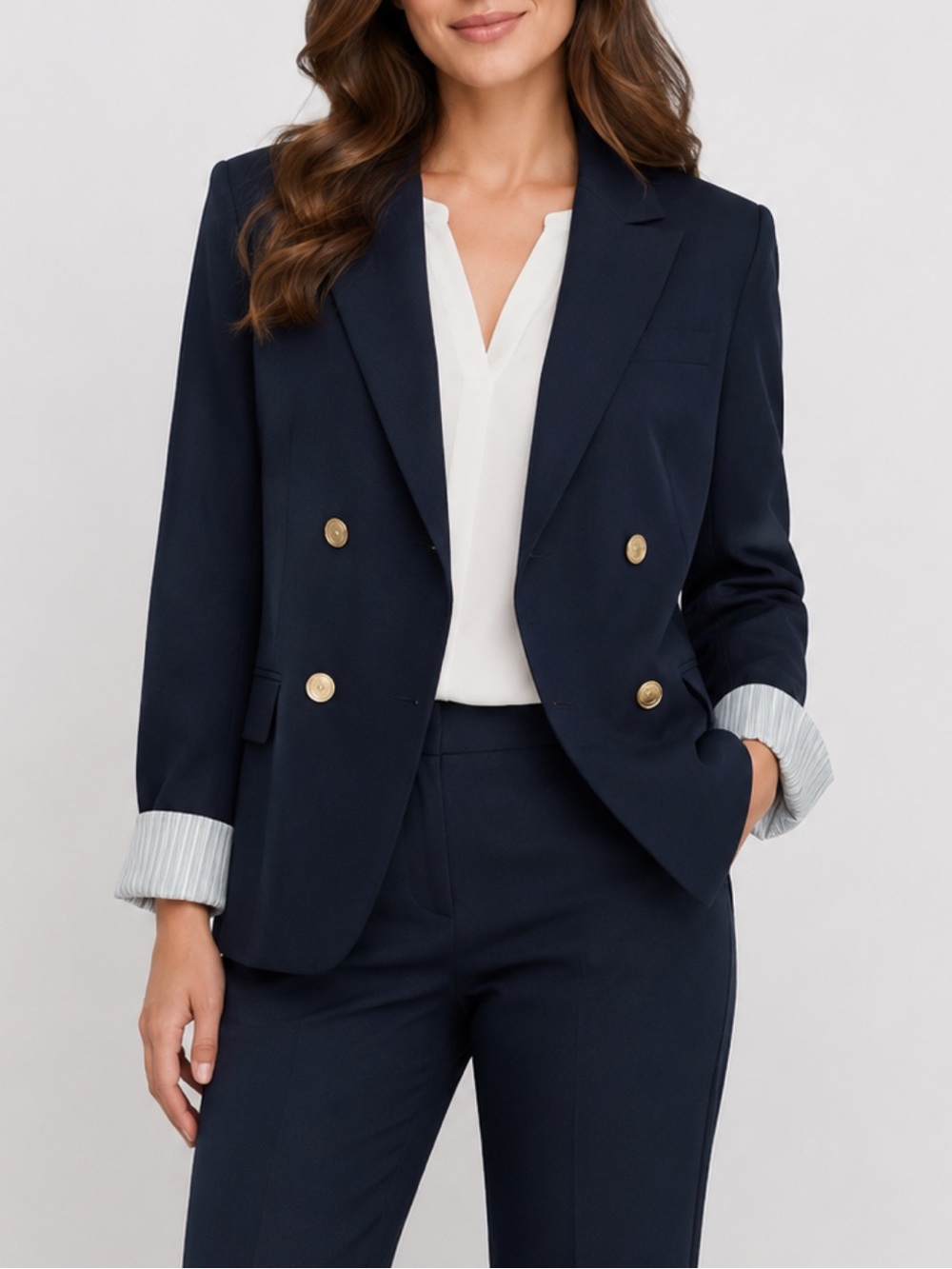 Loft‎ Double Breasted Blazer size 12